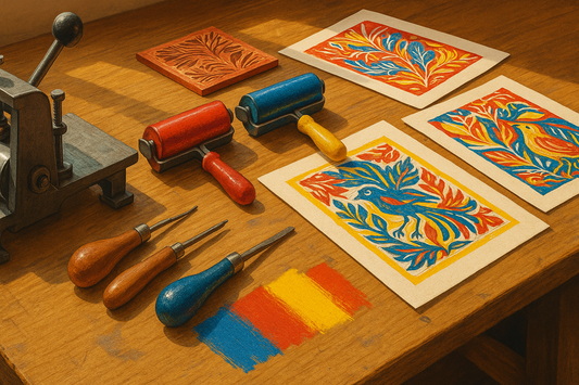 Printing-Press-for-Linocuts-A-Complete-Guide-to-Choosing-Rollers Asell Press